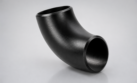 Carbon alloy steel pipe elbow manufacturer in India supplying heavy-duty industrial fittings by Jaiman Metalloys